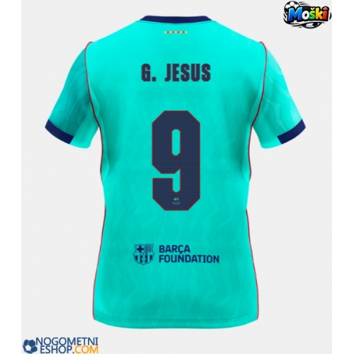 Moški Nogometni dresi Barcelona Gabriel Jesus #9 Tretji 2026-27 Kratek Rokav